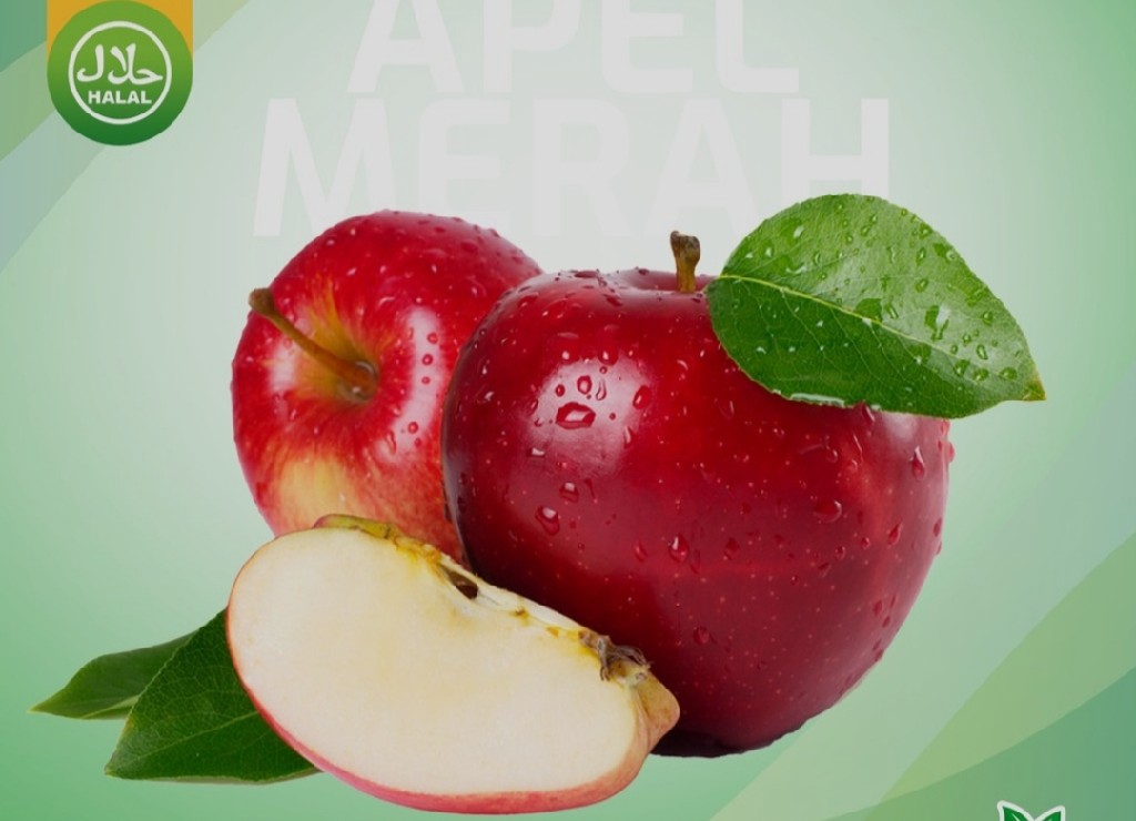 Apel Merah Segar Dan Nikmat